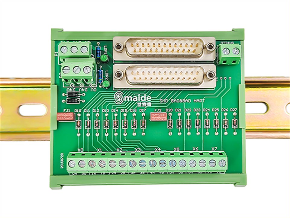 8路模拟量带Hard冗余输出模组（SMD-8AOH-Red）