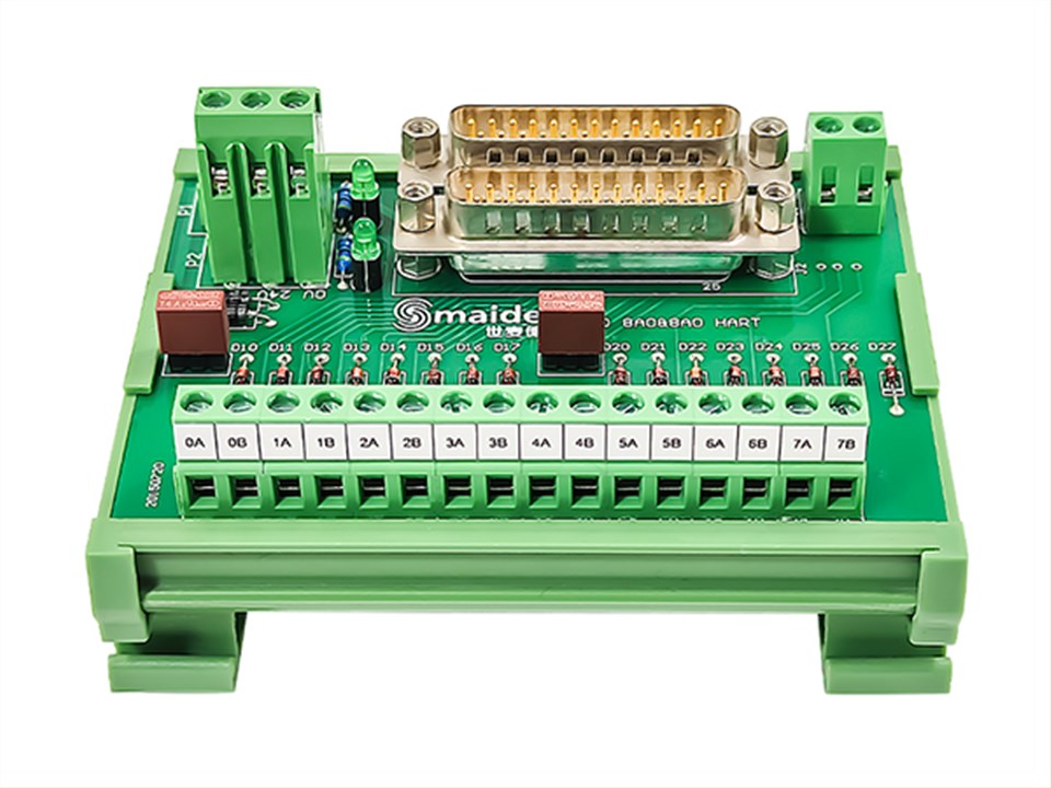 8路模拟量带Hard冗余输出模组（SMD-8AOH-Red）