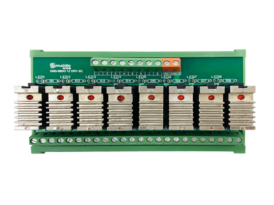 DC控制AC固态继电器模组 (SMD-8DO-1NO-305DA)