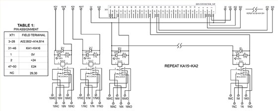 数控系统继电器模组 SMD-18DO-2CO-P-F50