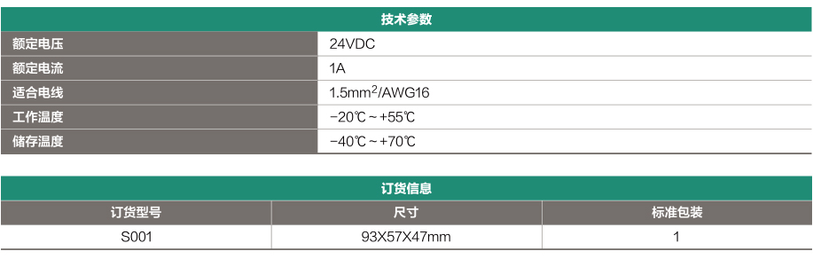 三菱О系列专用端子台S001